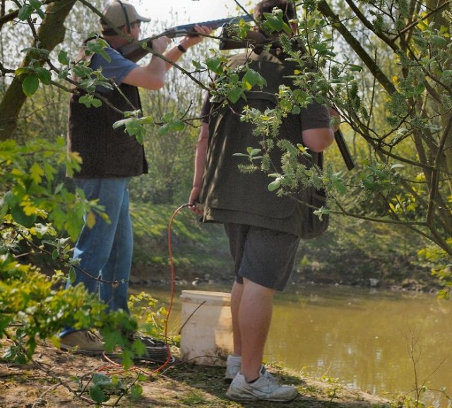 Shooting by the river